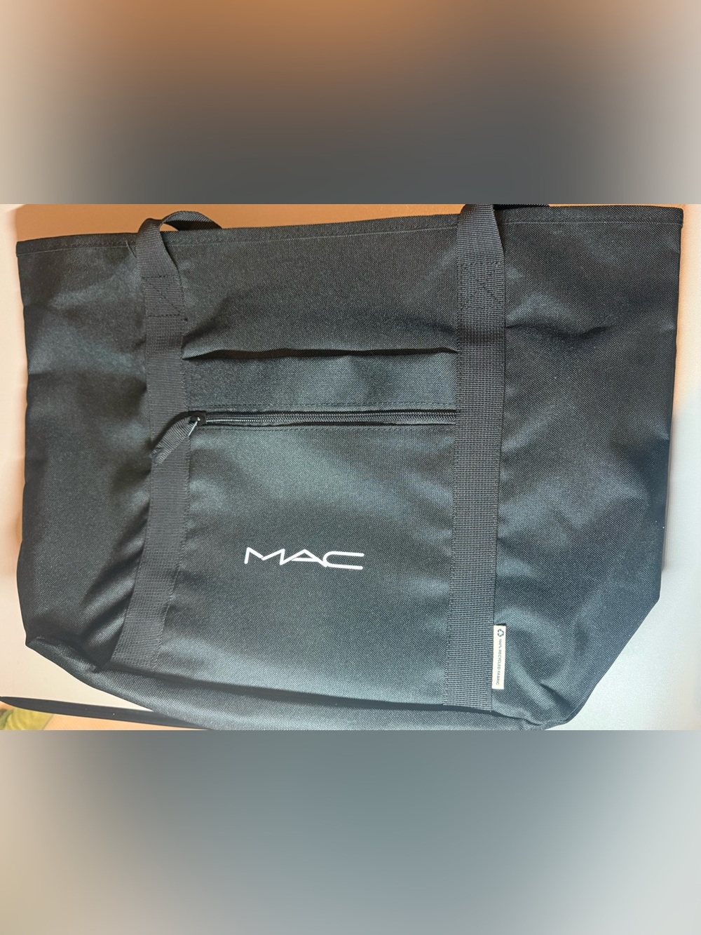 MAC Cosmetics Black Tote Bag for Men - Durable Everyday Carry